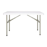Table rectangulaire pliante Bolero 1220mm — U543