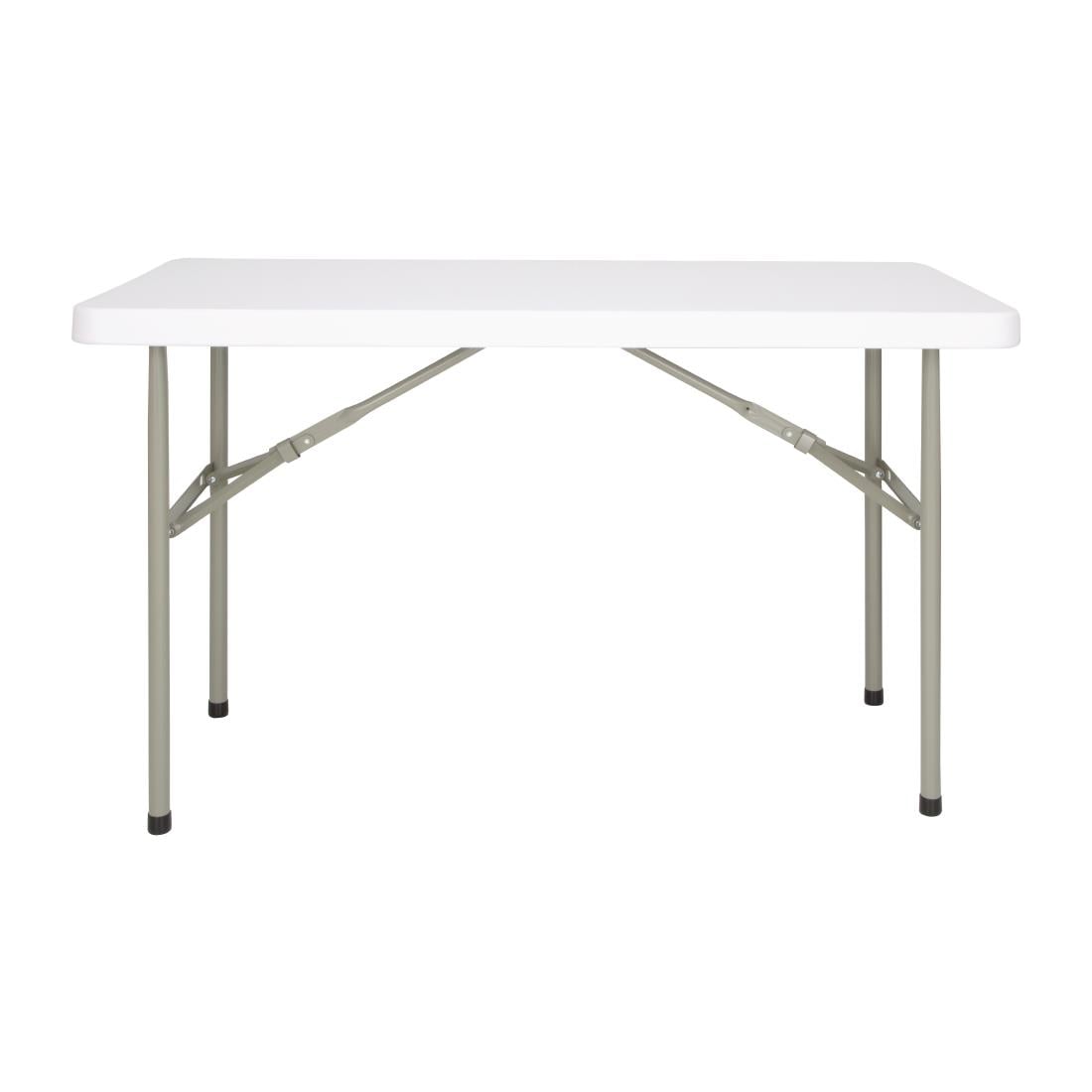 Table rectangulaire pliante Bolero 1220mm — U543