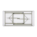 Table rectangulaire pliante Bolero 1220mm — U543