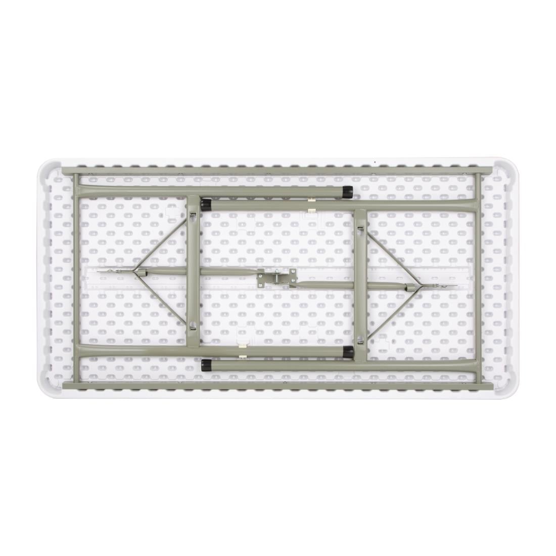 Table rectangulaire pliante Bolero 1220mm — U543