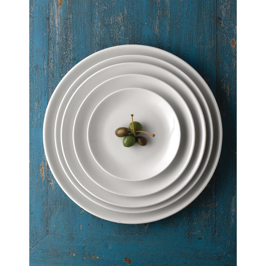 Assiettes rondes Churchill Evolve White 165mm (lot de 12) — EU716