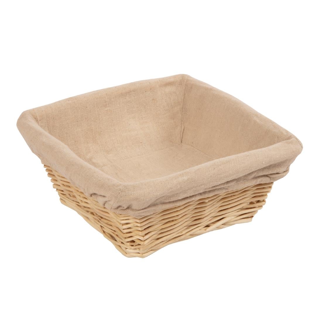 Panier en osier Olympia carré — U748