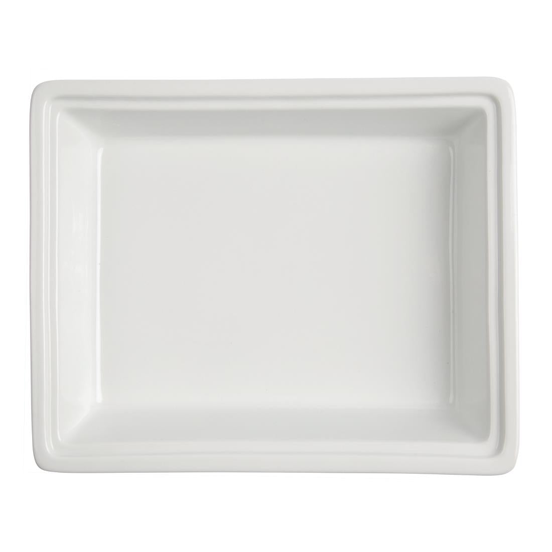 Plat en porcelaine GN 1/2 65mm Olympia — U808