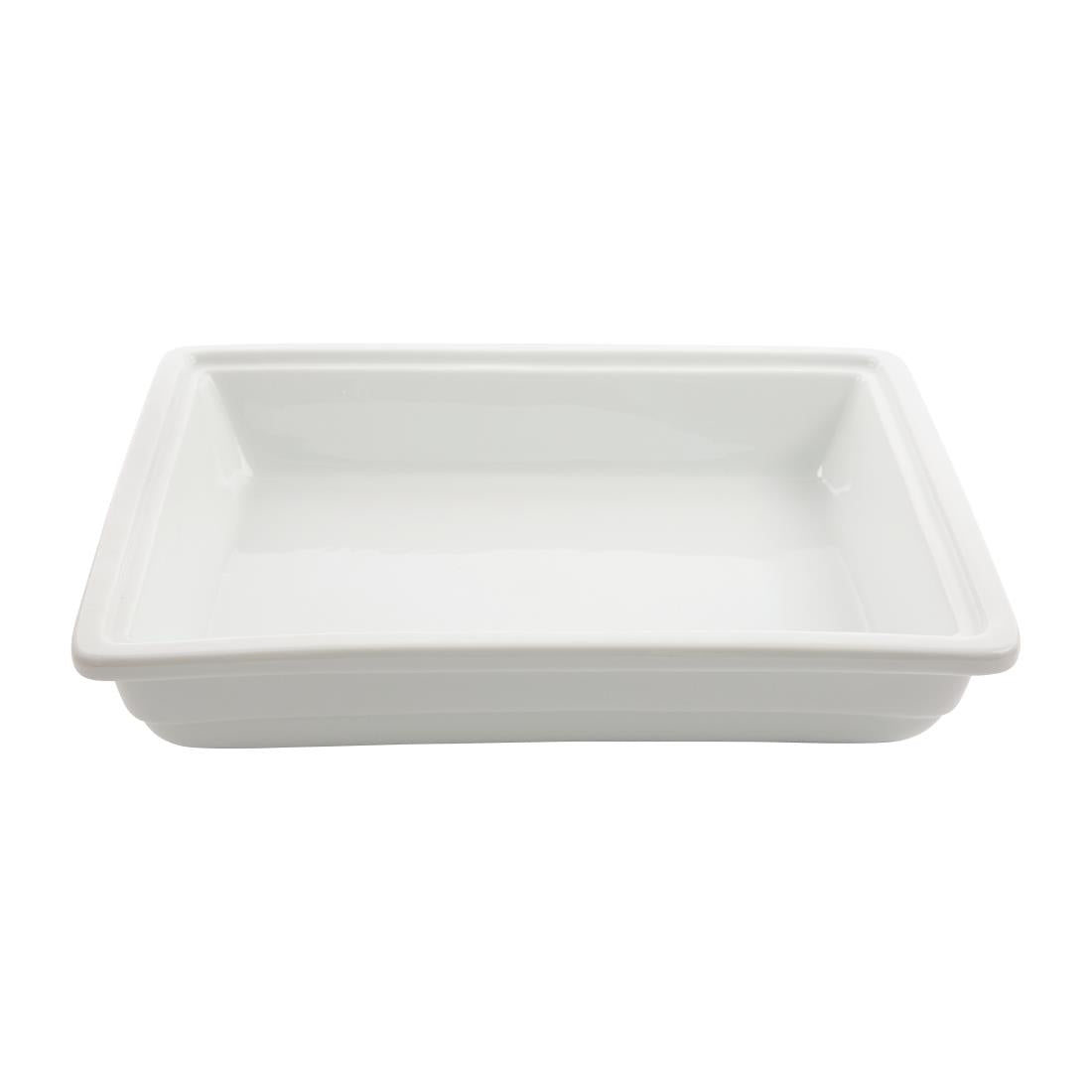 Plat en porcelaine GN 1/2 65mm Olympia — U808