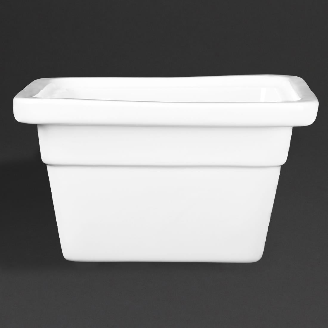 Plat en porcelaine GN 1/6 100mm Olympia — U813