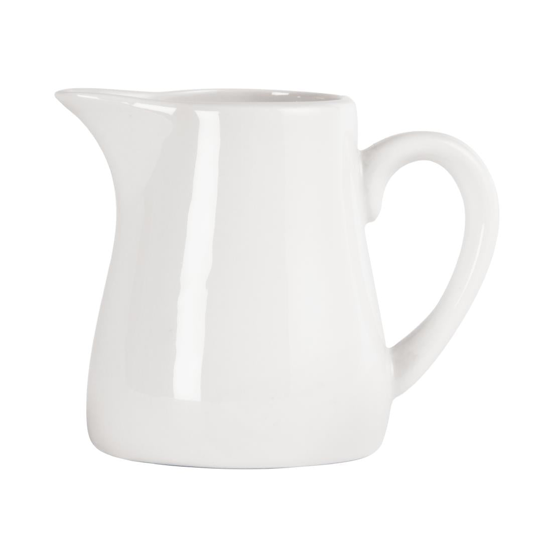 Pots à lait blancs Olympia 170ml (lot de 6) — U819