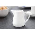 Pots à lait blancs Olympia 170ml (lot de 6) — U819