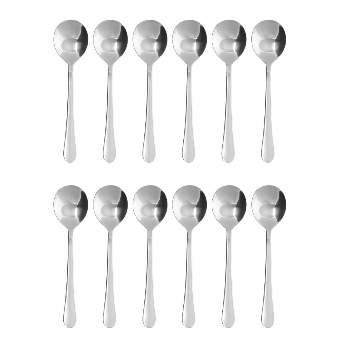 Cuillère à soupe ronde Olympia Buckingham (lot de 12) — U881