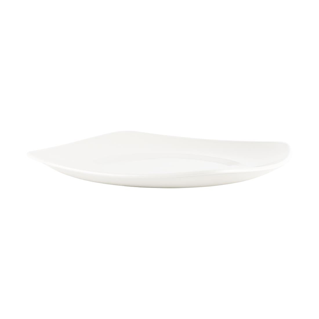 Assiettes blanches Churchill Plain Whiteware X squared 215mm (lot de 12) — W890