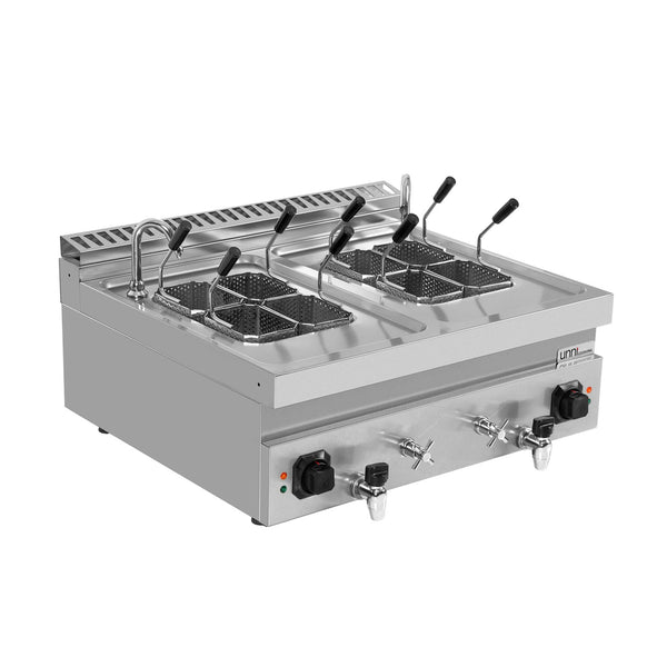 Cuiseurs à pâtes – 800 × 700 × 300 mm – 400 V | Unninox E70BP20B