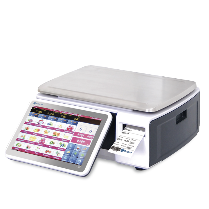 Balance commerciale tactile étiqueteuse Baxtran S75 – Sans colonne
