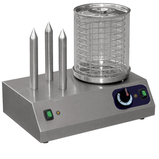 Chauffe hot-dogs / Gaufrier / Crêpière Virtus - 2106G - 470 × 330 × 385 mm