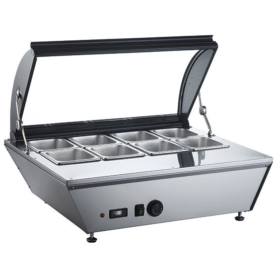 Vitrine froide ou chaude Virtus - 8570 - 767 × 612 × 328 mm
