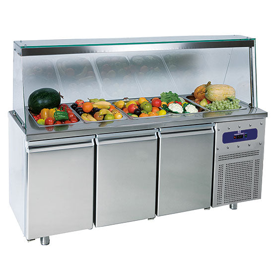 Vitrine froide ou chaude Virtus - BNA0069 - 1865 × 700 × 1375 mm