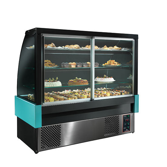 Vitrine froide ou chaude Virtus - H18FNE084 - 1800 × 800 × 1400 mm