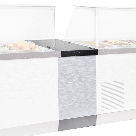 Vitrine froide ou chaude Virtus - IEB0006 - 980 × 930 × 850 mm