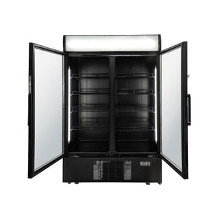 Gekoelde drankenvitrine met 2 deuren – Horecalaan collectie (800 liter)