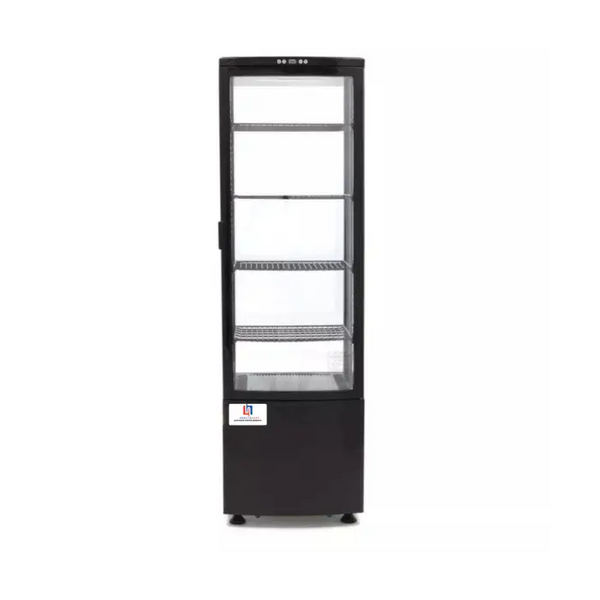 Koelvitrine - 235 L - 52 cm - zwart