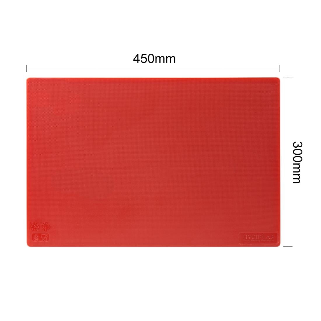 Lot de 6 planches à découper basse densité Hygiplas — W356