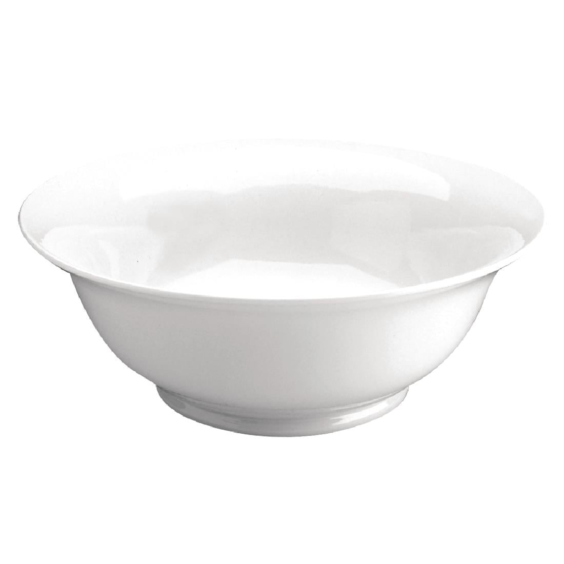 Saladiers Olympia Whiteware 235mm (lot de 6) — W436