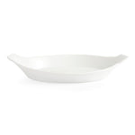 Plats ovales à oreilles blancs Olympia Whiteware 320x177mm (lot de 6) — W423