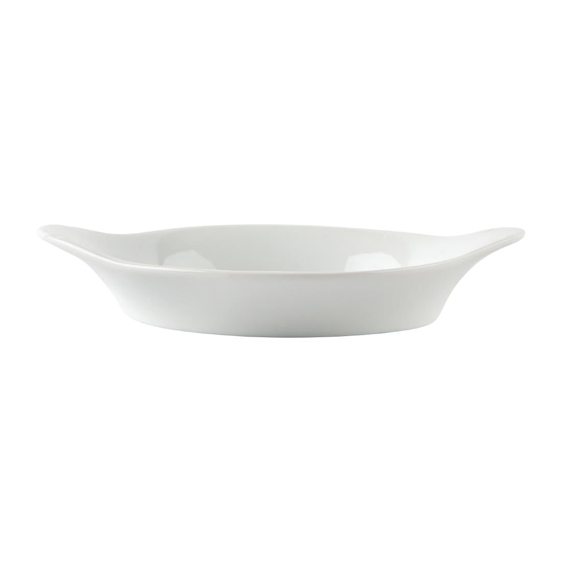Plats ronds à oreilles Olympia Whiteware 156 x 126mm (lot de 6) — W443