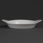 Plats ronds à oreilles Olympia Whiteware 192x151mm (lot de 6) — W444