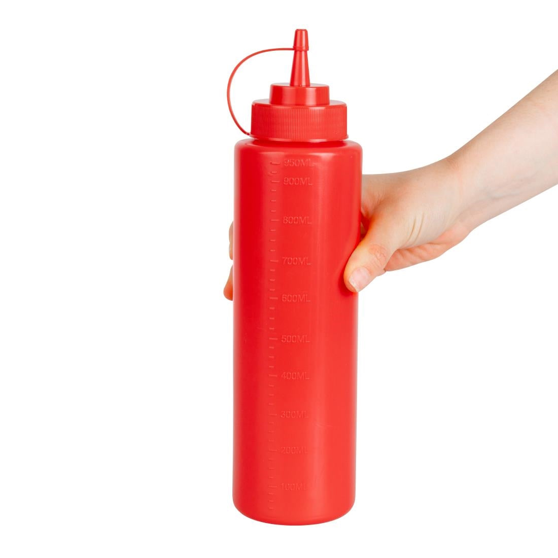 Distributeur de sauce Vogue 1L rouge — W833