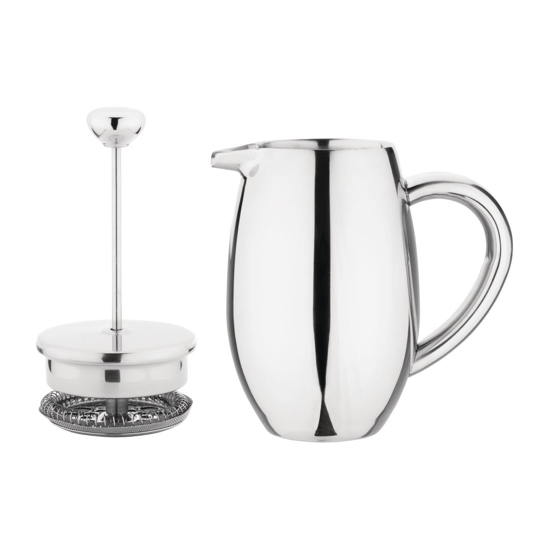 Cafetière à piston en inox isotherme Olympia 3 tasses — W836