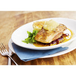 Assiettes plates rondes Olympia Whiteware 230mm (lot de 12) — U078