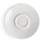 Soucoupes pour tasses à espresso Olympia Whiteware 120mm (lot de 12) — Y112