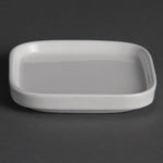 Mini plats bas Olympia Whiteware 93mm (lot de 12) — Y140