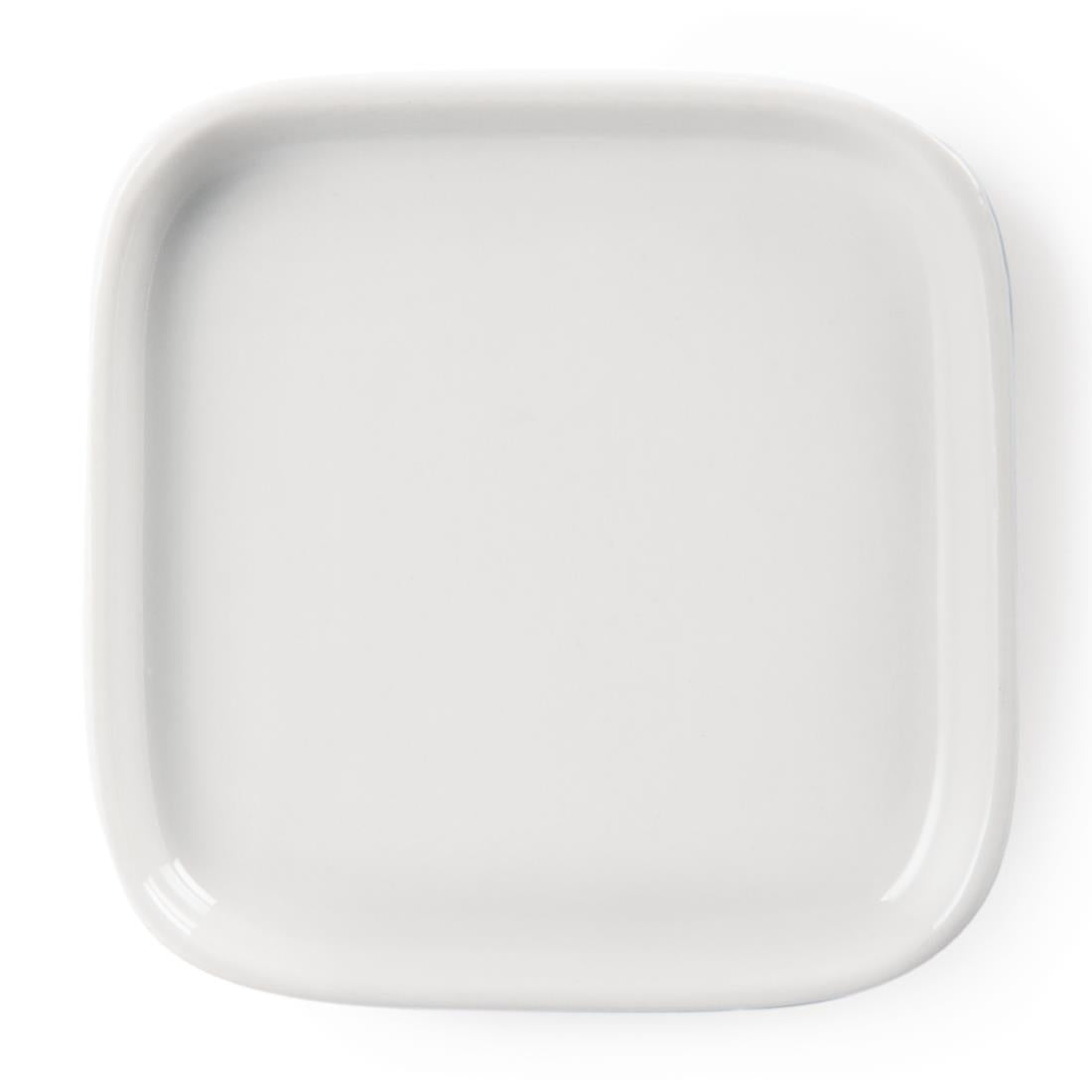 Mini plats bas Olympia Whiteware 93mm (lot de 12) — Y140