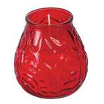 Bougies vénitiennes Bolsius Low Boy rouges (Lot de 12) — Y197