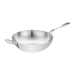 Wok triple épaisseur à fond plat Vogue — Y261