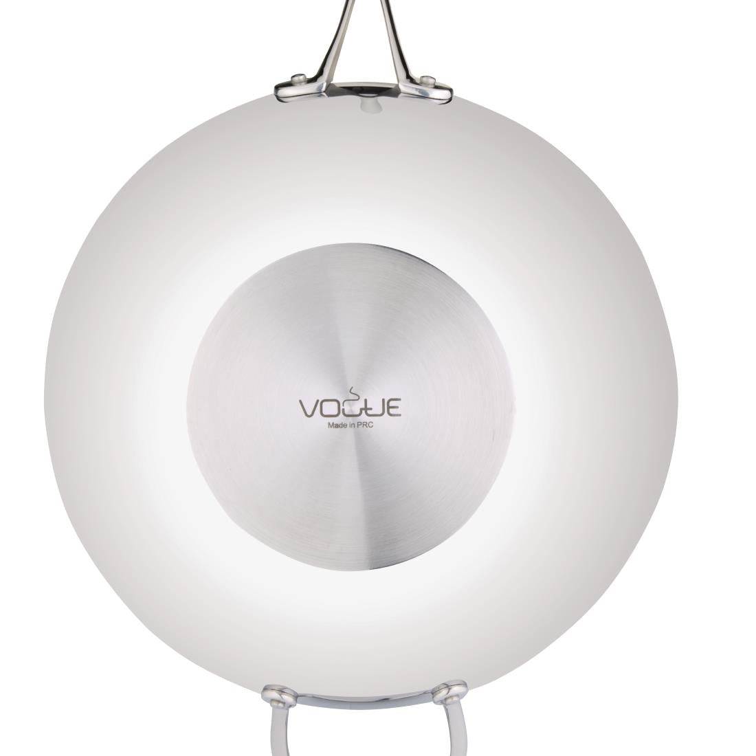 Wok triple épaisseur à fond plat Vogue — Y261