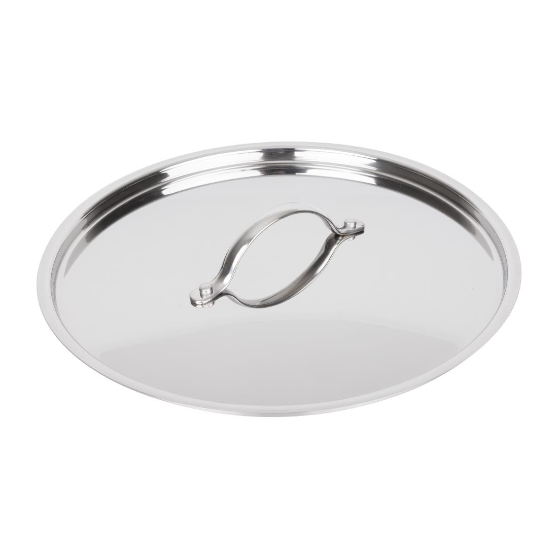 Couvercle inox et aluminium Vogue Tri Wall 280mm — Y426