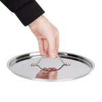 Couvercle inox et aluminium Vogue Tri Wall 280mm — Y426