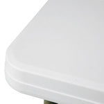 Table carrée pliante en PE Bolero blanche 86cm — Y807