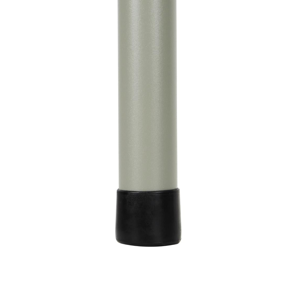 Table carrée pliante en PE Bolero blanche 86cm — Y807