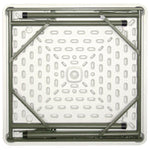 Table carrée pliante en PE Bolero blanche 86cm — Y807