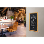 Ardoise murale longue teck Securit 560 x 1200mm — Y860