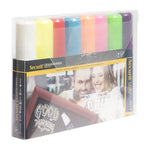 Lot de 8 marqueurs craie Securit Illumigraph 15mm — Y998