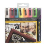 Feutres craie à encre liquide coloris assortis Securit 6mm (lot de 8) — Y999
